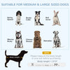 43" Heavy Duty Dog Crate for Medium and Large Dogs, Steel Foldable Large Dog Crate with 4 Lockable Wheels, 2 Doors, Openable Topï¼Œ Black