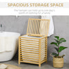 Bamboo Laundry Hamper with Lid Laundry Basket