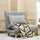 Chair Bed W/ Adjustable Backrest, 2-in-1 Multi-Functional Sofa Bed, Gray