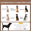 48" x 36" Elevated Portable Dog Cot Cooling Pet Bed with UV Protection Canopy Shade, Coffee