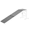 60" Pet Ramp for Dogs & Cats with Non-Slip Carpet, White