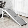 60" Pet Ramp for Dogs & Cats with Non-Slip Carpet, White
