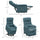 Power Lift Chair for Seniors, Electric Lift Recliner Chair with Remote Control, Side Pockets for Living Room, Blue