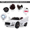 Electric Toy Car 12V Licensed Bentley GT Electric Vehicles w/ Parent Remote Control, White