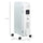 Electric Space Heater, Freestanding 161 Sq. Ft. Heater with 3 Modes, Timer, and Remote, 1500 W, White