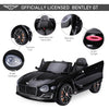 Electric Toy Car 12V Licensed Bentley GT Electric Vehicles w/ Parent Remote Control, Black