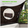Outdoor Storage Box w/ Inner Liner, PE Rattan Wicker Deck Box for Indoor & Outdoor, Patio Furniture Cushions, Pool Toys, Garden Tools, Brown