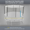 Trampoline Safety Net for 14ft Round Trampoline, Weather-Resistant Trampoline Net Replacement w/ Zippered Entrance, Poles Not Included