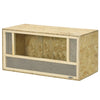 Wooden Reptile Terrarium with Sliding Door for Chameleon, Lizard, Snake, Frog, Turtle, 31.5" x 15.7" x 15.7"