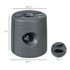 HDPE Tent Weights Set of 4, Canopy Weights, Fill with Water or Sand, 104LBS