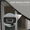 Pergola Canopy Replacement, Pergola Shade Cover for 10' x 10' Pergola ( 84C-038 Series), Dark Gray