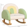 Kids Sofa, Rocking Toddle Sofa Chair, Gift for 3-5 Years Old, Green