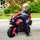 6V Electric Motorcycle for Kids, Dirt Bike, Battery-Powered Ride-On Motorbike Toy Off-Road Street Bike with Headlights & Training Wheels, Red