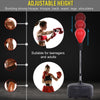 Punching Bag Free Standing w/ Boxing Gloves Height Adjustable Boxing Ball Set  Great For Training, Exercise, Fitness & Stress Relief - Red