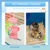 Extra Large Hamster Cage with Tubes and Tunnels, Portable Carry Handles, Rat House and Habitats Big 5-Tier Design, Blue