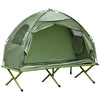 1 Person Folding Camping Cot, Portable Outdoor with Carry Bag, 2-in-1 Elevated Camping Bed Tent Single (Copy)