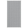Reversible Outdoor Rug Carpet RV Camping Rugs with Carry Bag, 9' x 18', Black & White Clover