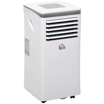 7000BTU Portable Air Conditioner with Remote Controller, Fan Modes, 24-Hour Timer and Automatically Cut Off, White
