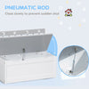 Toddler Toy Box Storage Bench with Large 27 L Interior, Kids Storage Bench Seat with Storage for Toddler Playroom Furniture, Kids Bedroom