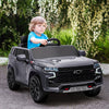 Chevrolet TAHOE Licensed Electric Ride on Car, 12V Kids Ride-on Toy Vehicle with Remote Control, for 3-6 Years Boys Girls Gifts, Gray