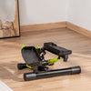 Mini Stepper Stair Climber Exercise Machine with Hydraulic Resistance, with LCD Monitor for Indoor Full Body Workout