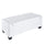 50.5" Faux Leather Rectangular Tufted Storage Ottoman Bench for Living Room, Entryway, or Bedroom, White