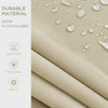 8' x 6.5' Retractable Awning, 280gsm UV Resistant Sunshade Shelter for Deck, Balcony, Yard, Beige