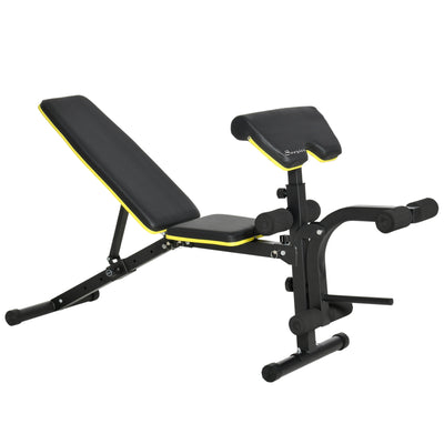 Adjustable Sit-Up Dumbbell Bench Multi-Functional Purpose Hyper Extension Bench With Adjustable Seat and Back Angle