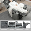 Power Lift Recliner Chair for Comfort-Oriented Individuals, Electric Lift Chair with Massage and Heat, Remote Control – Gray
