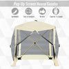 Pop Up Camping Canopy Gazebo,Screen Shelter Party  Tent with 1-Person Easy Set-Up, Ventilating Mesh, Portable Carry Bag