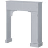 Over Toilet Bathroom Organizer, Freestanding Over the Toilet Storage Cabinet with Adjustable Shelves, Toilet Rack