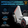 Lamborghini Veneno Licensed Remote Control Ride on Car, Kids 12V Ride on Toy with Bluetooth, Suspension System, Horn, Music & Lights, White