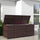 Outdoor Storage Box w/ Inner Liner, PE Rattan Wicker Deck Box for Indoor & Outdoor, Patio Furniture Cushions, Pool Toys, Garden Tools, Brown