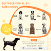 48" Heavy Duty Dog Crate with 4 Lockable Wheels, Double Doors, and Removable Tray, for XL and L Dogs