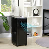 8,000 BTU Portable Air Conditioner with Wi-Fi  for Rooms Up to 215 Sq. Ft., Dehumidifier & Fan with Remote Control & Window Kit, Black