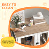 Dog Crate Furniture, Side Table Indoor Dog Kennel, End Table with Lockable Door for Small and Medium Dogs, Dog Cage, Walnut Brown