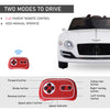 Electric Toy Car 12V Licensed Bentley GT Electric Vehicles w/ Parent Remote Control, White