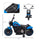 6V Kids Motorcycle Ride-on Toys with Training Wheels, Single-Button Start, Battery-Operated Ride-on Vehicle, Blue