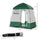 Pop Up Shower Tent w/ Two Rooms, Shower Bag, Floor and Carrying Bag, Portable Privacy Shelter, Instant Changing Room for 2 Person, Green