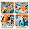 47 Pieces Kids Tool Set Children Trolley for 3-6 Years Old