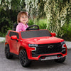 12V Kids Battery Powered Electric ATV, Electric Quad Ride On Toy Car Vehicle with Remote Control Horn Music Light for Infant Toddlers, Red