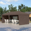 10' x 20' Pop Up Outdoor Party Tent with 4 Removable Sidewalls, Wedding & Event Canopy with Carry Bag for Patio, Backyard, Coffee