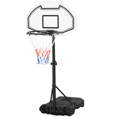 Height Adjustable Basketball Hoop, Portable Basketball Stand, 30