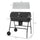 Barrel Charcoal BBQ Grill Barbecue Smoker with 420 sq.in. Cooking Area, Wheels, Ash Catcher, Black