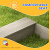 Wooden Sandbox with Liner, Kitchen Design, Sink for 3-7 Years Old, 61" x 31.5" x 24"