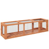 59" Wooden Cat Tunnel Outdoor Long Cat House with Extendable Design & Weather Protection, Cat Tube Toy Enclosure for Deck Patios, Balconies