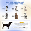 38" Dog Sofa for Medium Large Dogs, Dog Couch w/Removable Cushion, Washable Cover, Anti-slip Feet, for Dogs Up to 55 lbs - Gray