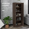 Storage Cabinet w/ Adjustable Shelves, Pantry Cupboard, Coffee