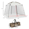 10' x 10' Screen House Room, UV50+ Screen Tent with 2 Doors and Carry Bag, Easy Setup, for Patios Outdoor Camping Activities