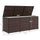 Outdoor Storage Box w/ Inner Liner, PE Rattan Wicker Deck Box for Indoor & Outdoor, Patio Furniture Cushions, Pool Toys, Garden Tools, Brown